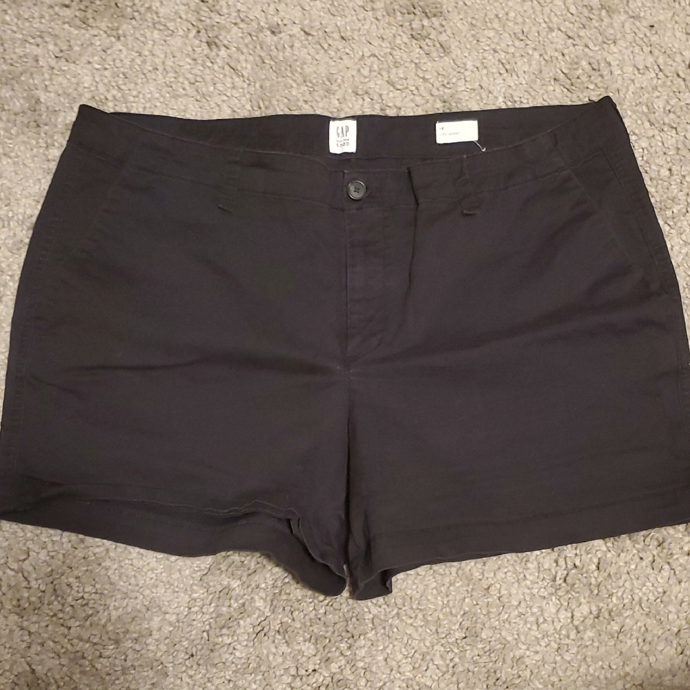 GAP Black City Shorts Casual Cotton Blend